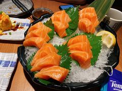 厚切深海三文鱼刺身-万岁寿司(天河领展店)