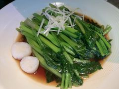 油淋脆菜心-绿茶餐厅(龙井船宴· 品牌总店)