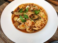 红咖喱海鲜意面-良木缘咖啡西餐(太古里店)