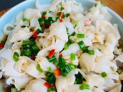 秋葵浸螺片-宋小谨·泉州菜(西沙湾店)