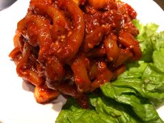 酱拌生鱿鱼-阿泽禧烤肉(民兴花园店)