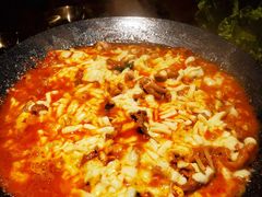 铁板章鱼五花肉-春熙台韩国料理·章鱼肥牛(西丽店)
