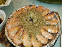 铁板蒜蓉虾-七涧堂