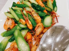 芦笋炒河虾-道道鲜·崇明私房菜(五角场店)