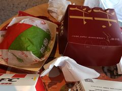 香辣鸡腿堡豆泥餐-肯德基(丰管路店)