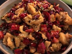 辣子鸡-味纯私房菜江湖菜·烧烤.羊蝎子(卡尔店)