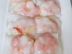 生拆韭黄鲜虾肠-悦湖公馆