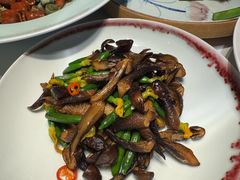 鸡枞菌拌黄瓜花-晟永興烤鸭店(五道口店)