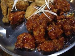 辣子鸡+炸鸡-MI WU FACTORY米屋美食工厂餐厅(绿地店)