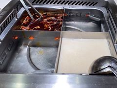 牛油双拼锅底-海底捞火锅(番禺广场店)