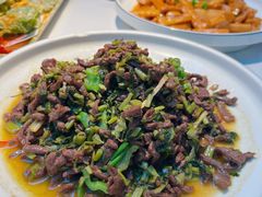 雪菜牛肉丝-食光慢宴·安吉土菜馆