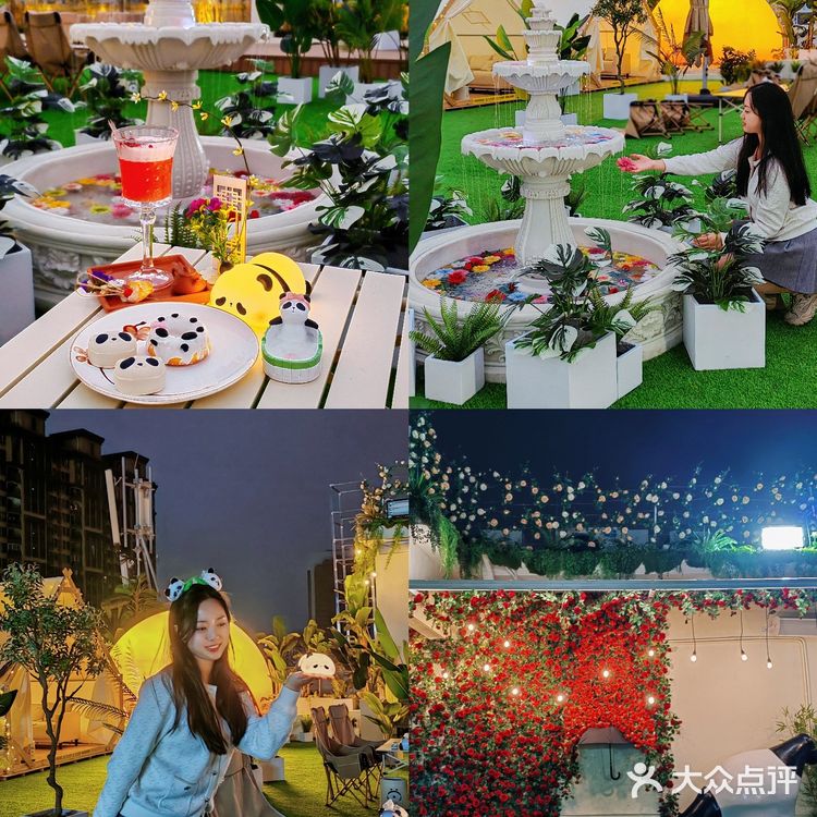 汕头新店！熊猫主题天台花园的日与夜🐼