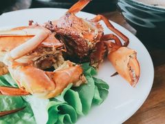 招牌煎蟹-坛南湾阿强农家乐.海鲜大排档老字号(福州地标美食店)