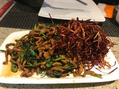 辣炒肉丝-老昌春饼(大直街店)