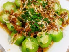 金蒜蒸丝瓜-老廣食堂(区庄店)