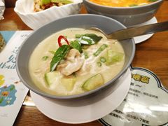 中部绿咖喱鸡肉-帕蓝·暹罗料理(曲阳店)