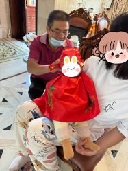 -凤鸣笔庄婴儿满月理发胎毛笔制作