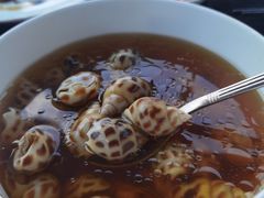古越陈酿煮花螺-杭州西子湖四季酒店·金沙厅