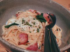 奶油培根半熟蛋意面-EN SPACE恩空间