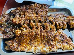 特色炭烤虹鳟鱼-俺家菜馆(百里峡店)