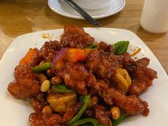 椒香虾仁爆鸡球-陈傻子餐厅(世纪都会店)