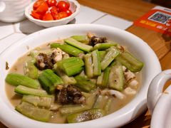 家烧蛏子丝瓜-十面欢腾·海鲜面·台式Bistro(长乐路店)