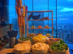 自助取餐区-海神诺富特大酒店-旋宫50旋转餐厅