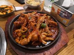 辣炒鸡爪-包装马车·韩国料理·포장마차