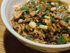 青椒汞花猪肉-李久其家民间餐厅(观沙岭公园店)