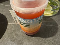 鲜榨草莓汁-前海沿·青岛菜(大拇指广场石老人店)