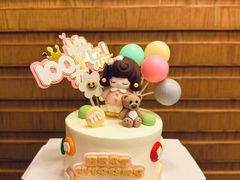 -咖咖熊蛋糕定制·英国蓝风车动物性淡奶油