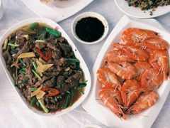 白灼鲜海虾-众味海鲜大排档·活海鲜·潮汕味(南澳店)