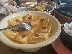 客家煎酿豆腐-凤阁楼果木烧鹅(鹤山陈山店)