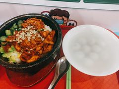 鸡肉芝士石锅拌饭-北京大学-燕南食堂