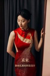 -禾米旗袍妈妈装礼服定制(嘉业国贸店)