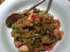 莴笋皮炒壹号土猪肉-2046湘味厨房(深圳湾店)