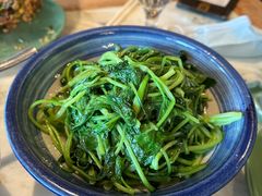 清炒鸡毛菜-那家小馆•北京菜•烤鸭(香山店)