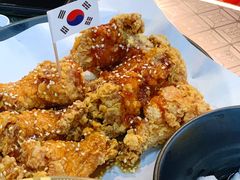 甜辣酱拼盘炸鸡-Meet Sun韩式大排档(五一广场7MALL店)