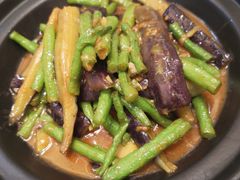 茄子烧豇豆-香山湖家家宴(中山陵店)