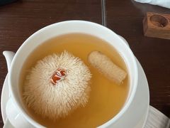 菊花豆腐竹荪炖松茸-随堂里