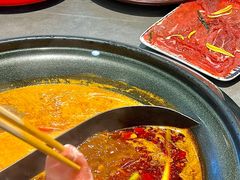 水牛奶冬阴功红油辣锅双拼-生活如沸·顺德水牛奶火锅(大学路店)