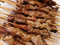 -劳动公园新疆人烤腰子