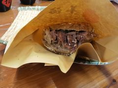 烧饼夹牛肉-豫石记羊汤(北苑店)