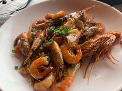 油爆虾-丰收渔港饭店(嵊泗店)