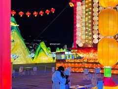 -欢乐海岸椰林沙滩-2025湾区超级灯会