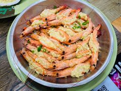蒜蓉開邊蒸蝦-贞姨美食·老字号海鲜大排档
