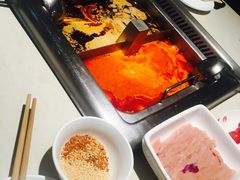 番茄麻辣无渣锅底-海底捞火锅(泉城路店)