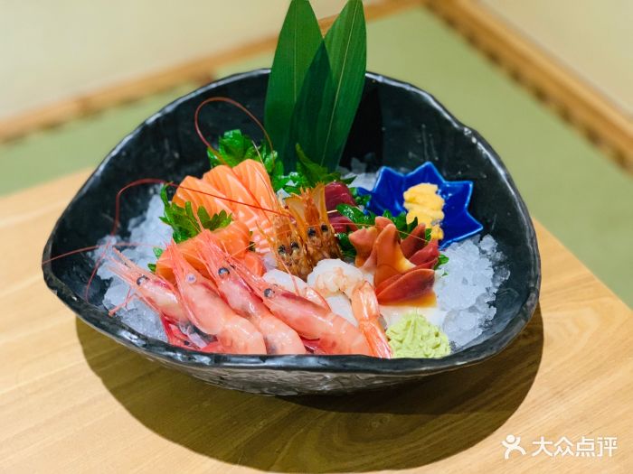 恋樱日式铁板料理刺身拼盘图片 - 第15张