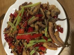 干煸鱿鱼须-陈傻子餐厅(世纪都会店)