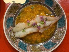 花雕酒海胆渍牡丹虾-鮨青(恒基名人购物中心店)